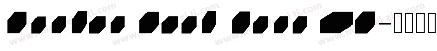 Bunken Tech Sans W0字体转换